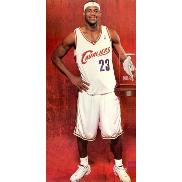 LeBron James (Mitchell/Ness)-(Cavs)-(Jersey)-(White)-(New Condition)-(XL)-$100 - Picture 2 of 11